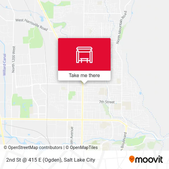 Mapa de 2nd St @ 415 E    (Ogden)