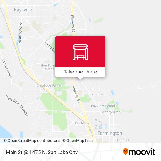 Main St @ 1475 N map