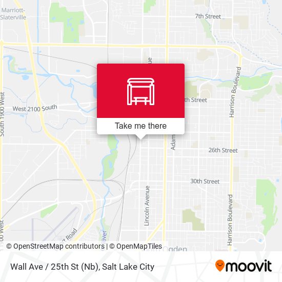Wall Ave / 25th St (Nb) map