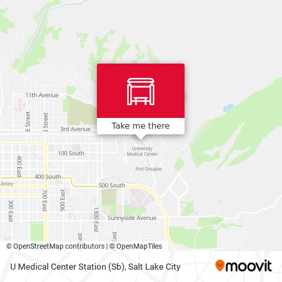 U Medical Center Station (Sb) map