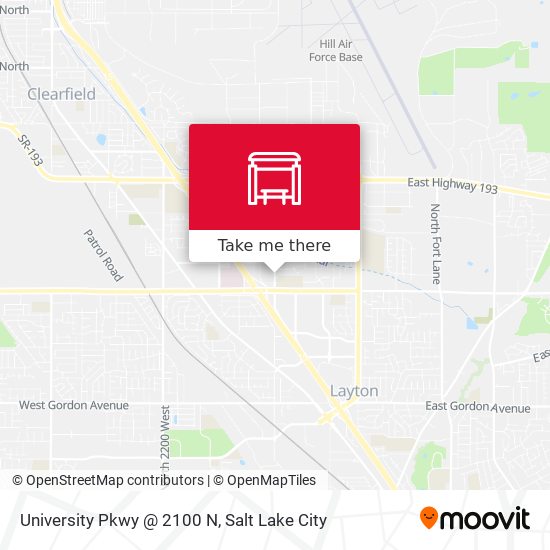 Mapa de University Pkwy @ 2100 N