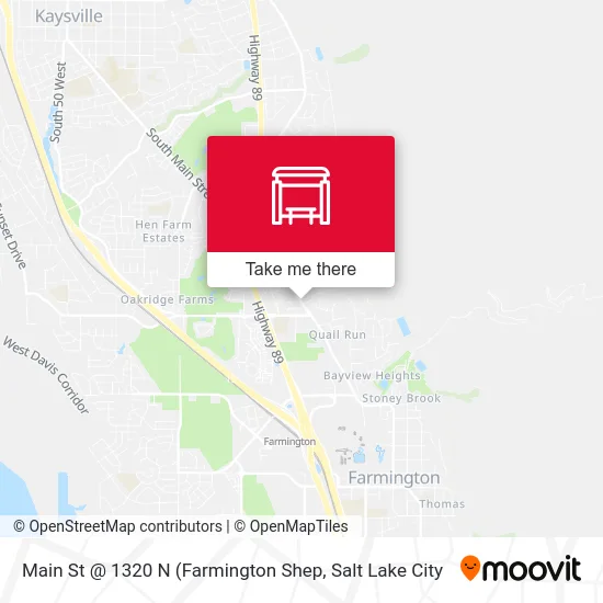 Main St @ 1320 N map