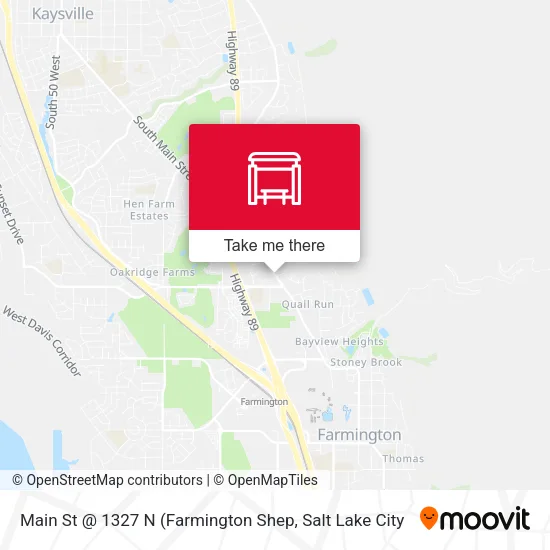 Main St @ 1327 N map