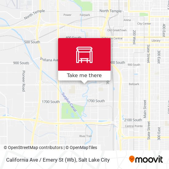 Mapa de California Ave / Emery St (Wb)