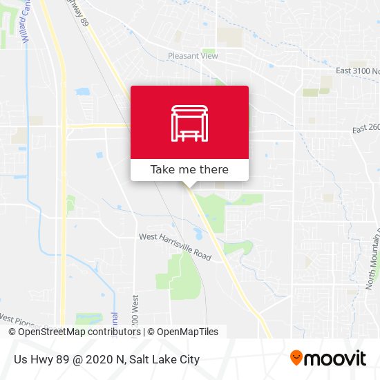 Us Hwy 89 @ 2020 N map