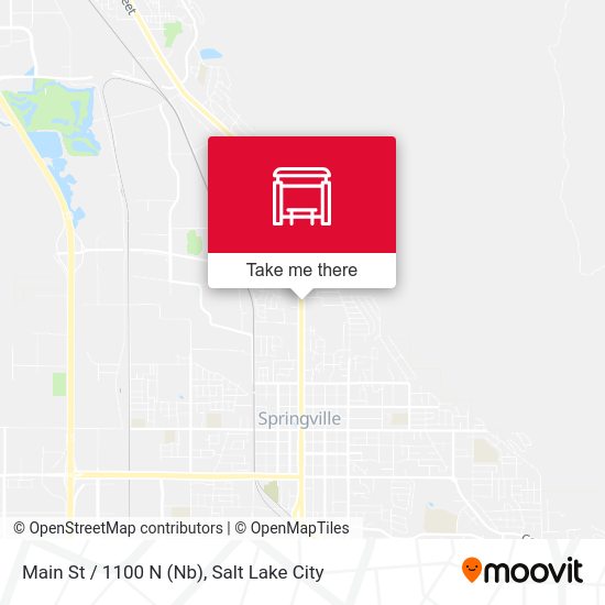 Main St / 1100 N (Nb) map