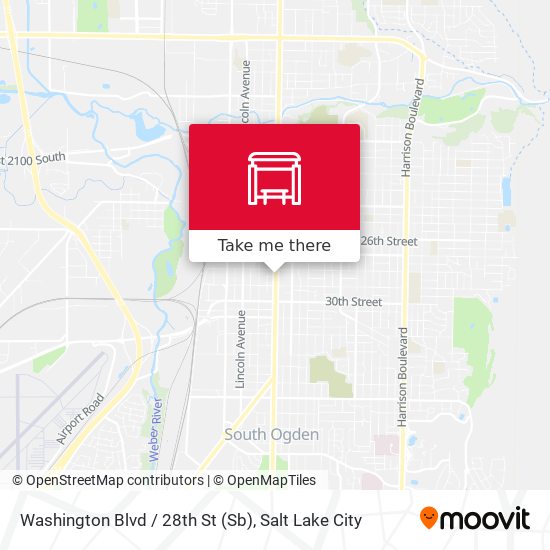Washington Blvd / 28th St (Sb) map