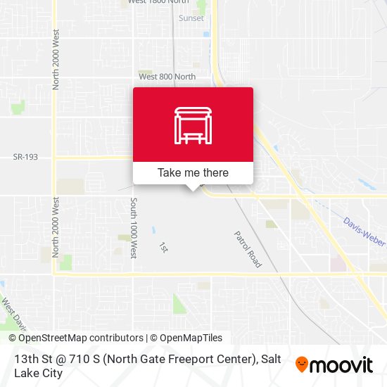 13th St @ 710 S   (North Gate Freeport Center) map