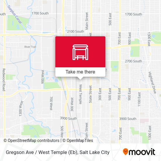 Mapa de Gregson Ave / West Temple (Eb)