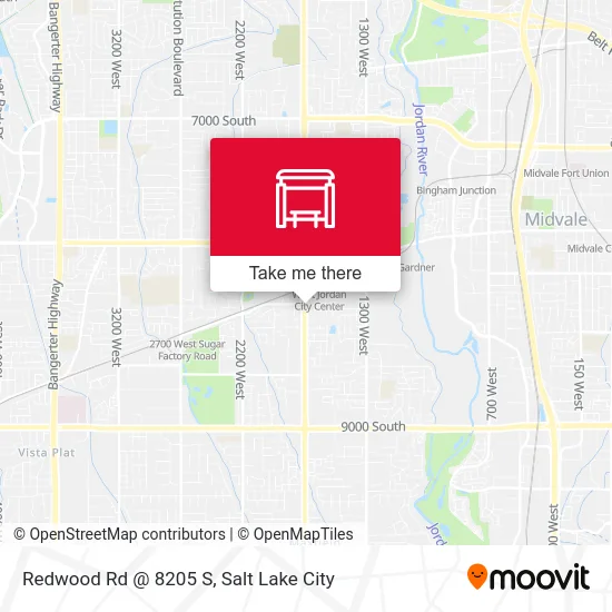 Redwood Rd @ 8205 S map