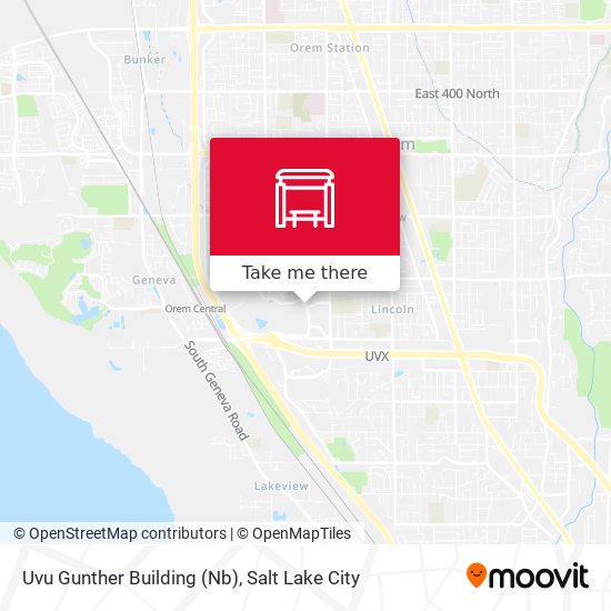 Uvu Gunther Building (Nb) map