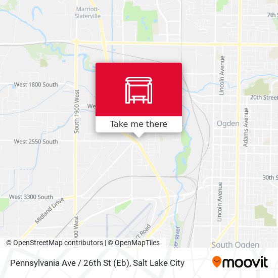 Mapa de Pennsylvania Ave / 26th St (Eb)
