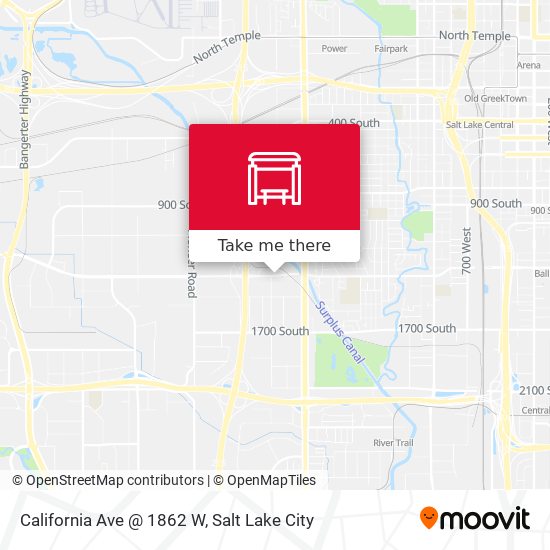 Mapa de California Ave @ 1862 W