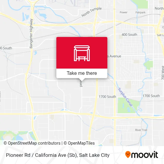 Pioneer Rd / California Ave (Sb) map