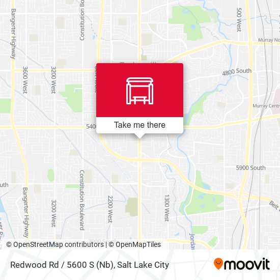 Mapa de Redwood Rd / 5600 S (Nb)