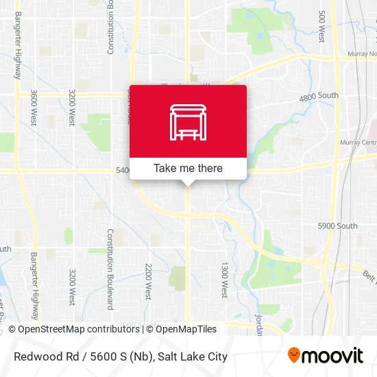 Redwood Rd / 5600 S (Nb) map