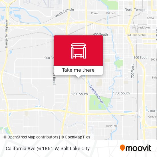 California Ave @ 1861 W map