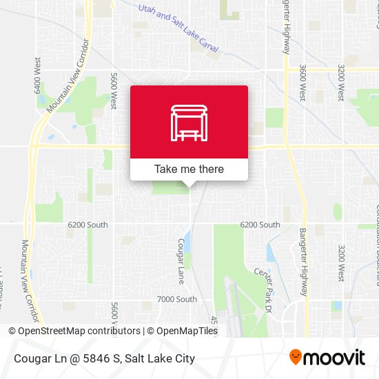 Cougar Ln @ 5846 S map