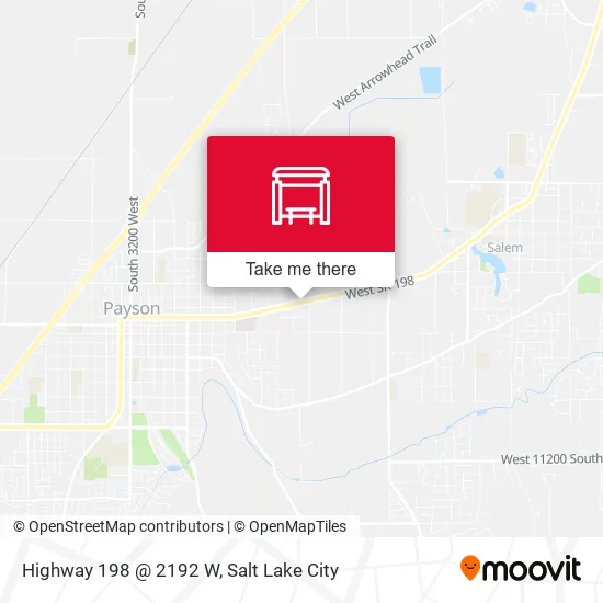 Highway 198 @ 2192 W map