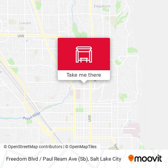 Mapa de Freedom Blvd / Paul Ream Ave (Sb)