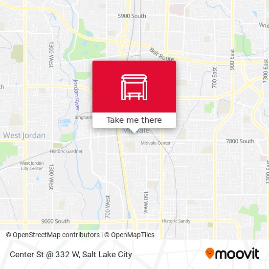 Mapa de Center St @ 332 W
