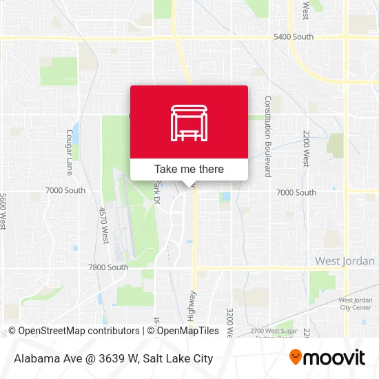 Mapa de Alabama Ave @ 3639 W