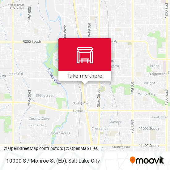 10000 S / Monroe St (Eb) map