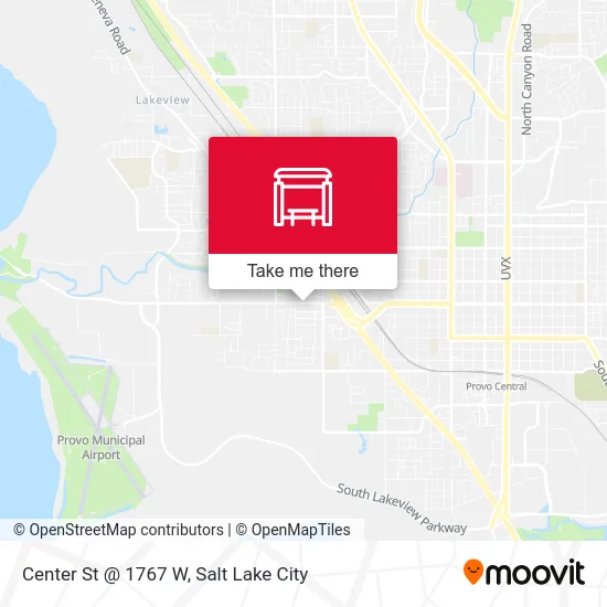 Center St @ 1767 W map