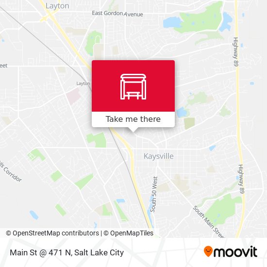 Main St @ 471 N map