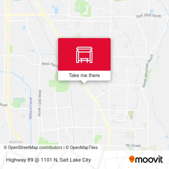 Mapa de Highway 89 @ 1101 N