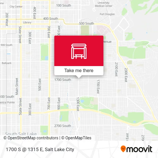 1700 S @ 1315 E map