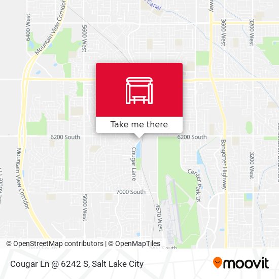 Cougar Ln @ 6242 S map