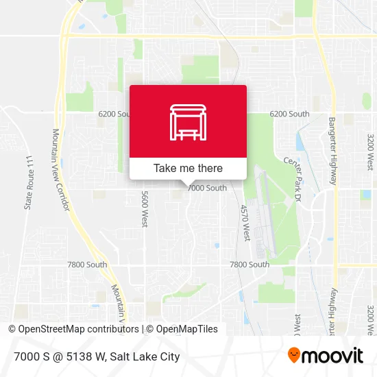 7000 S @ 5138 W map