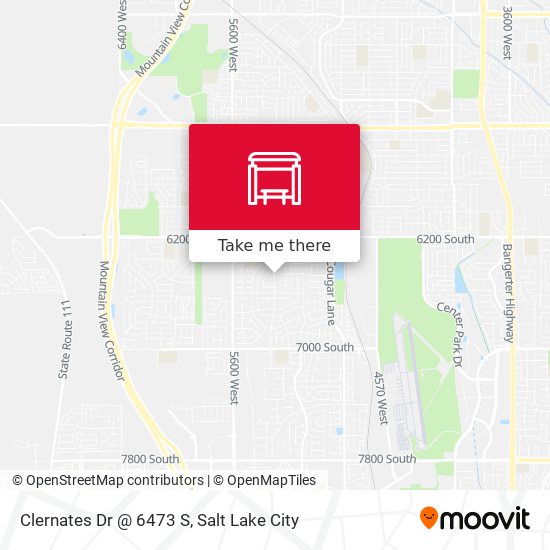 Clernates Dr @ 6473 S map