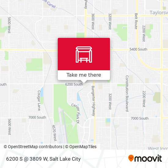 6200 S @ 3809 W map