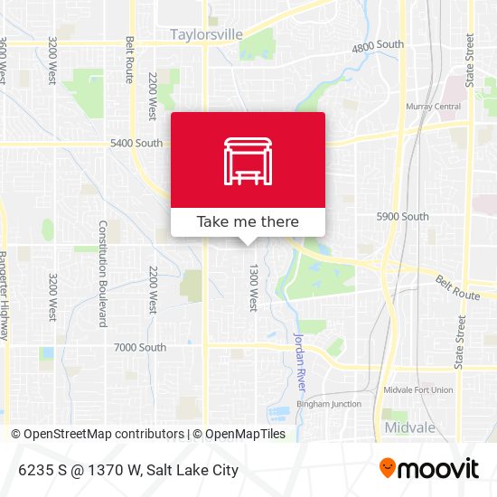 6235 S @ 1370 W map