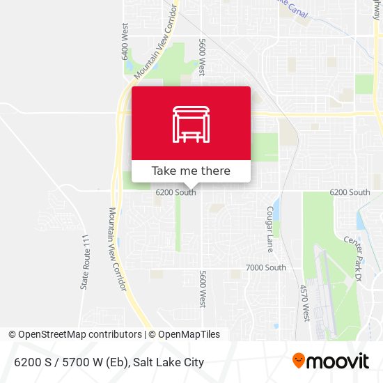 6200 S / 5700 W (Eb) map