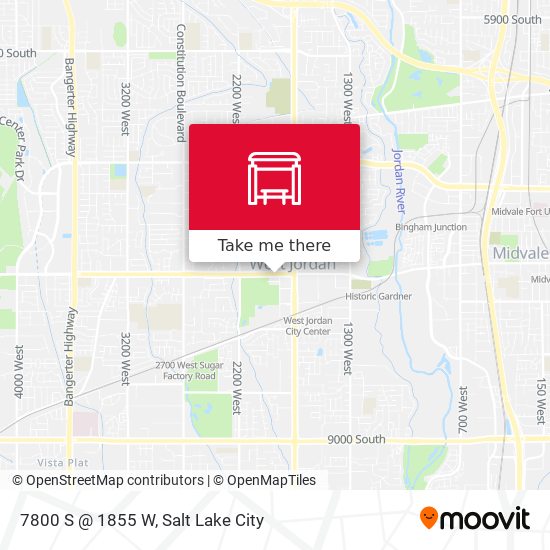 7800 S @ 1855 W map
