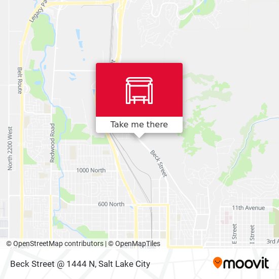 Beck Street @ 1444 N map