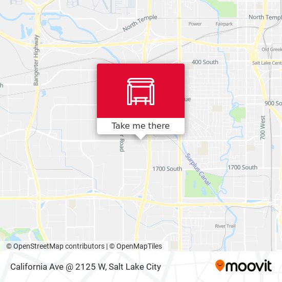 California Ave @ 2125 W map