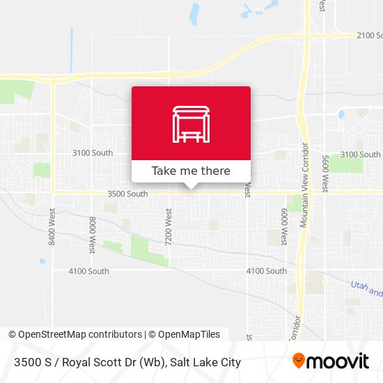 Mapa de 3500 S / Royal Scott Dr (Wb)