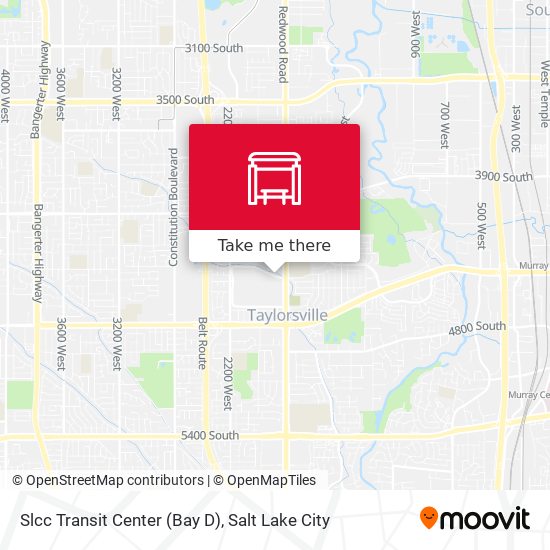 Slcc Transit Center (Bay D) map