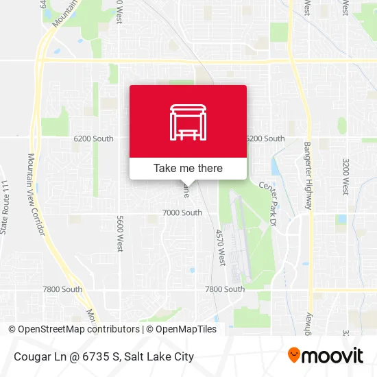 Cougar Ln @ 6735 S map