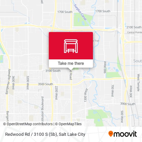 Redwood Rd / 3100 S (Sb) map
