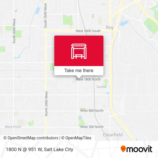 Mapa de 1800 N @ 951 W