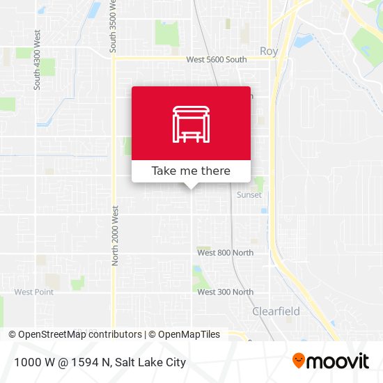 1000 W @ 1594 N map