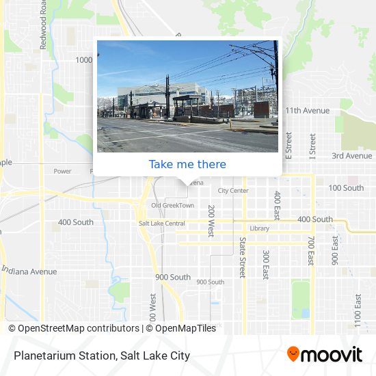 Planetarium Station map