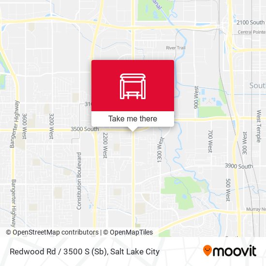 Redwood Rd / 3500 S (Sb) map