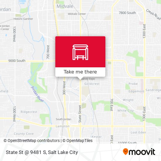 State St @ 9481 S map