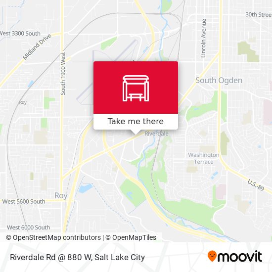 Mapa de Riverdale Rd @ 880 W